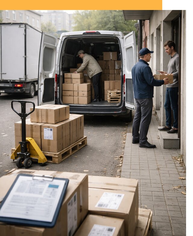 Доставка грузов от двери до двери с таможней от 46886 руб.