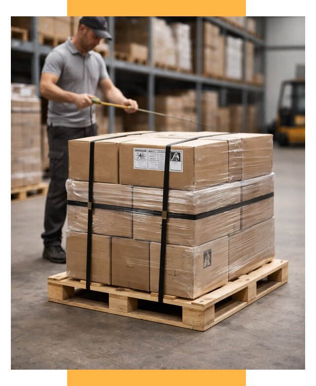 Упаковка и паллетирование грузов от 3647 р. | СетСервис-Скл