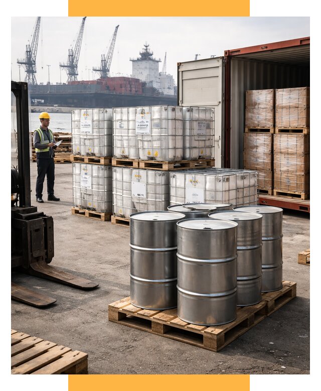 Доставка химического сырья из Индии от 260475 р. | СетСервис-Скл