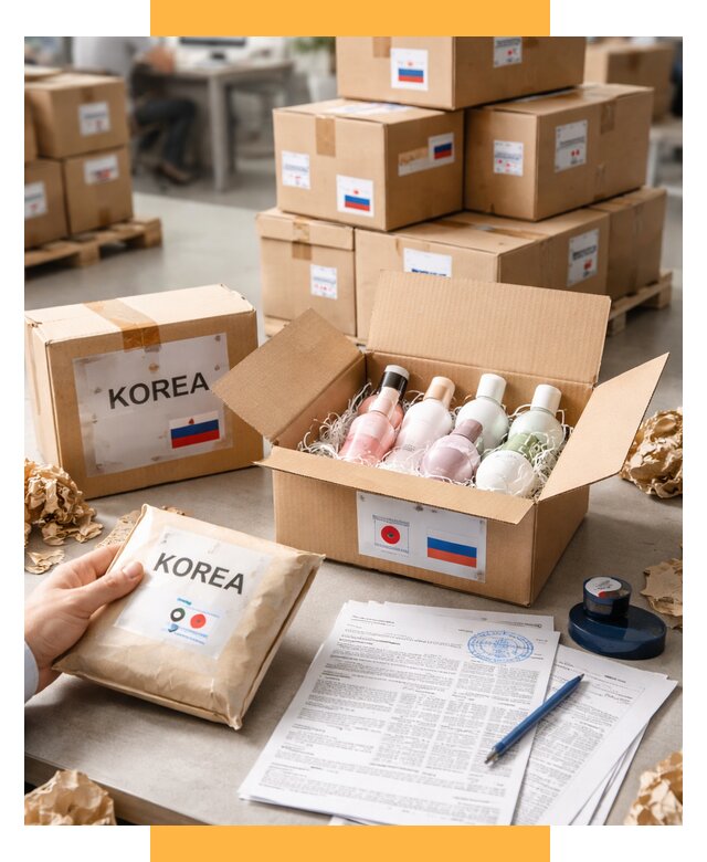 Доставка косметики из Кореи от 8856 р. под ключ | СетСервис-Скл