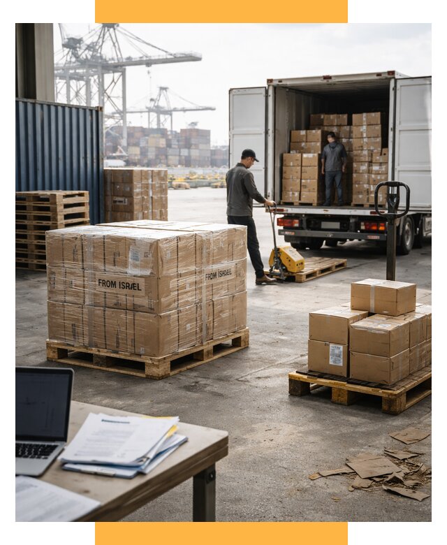 Доставка грузов из Израиля от 15629 р., логистика от СетСервис-Скл