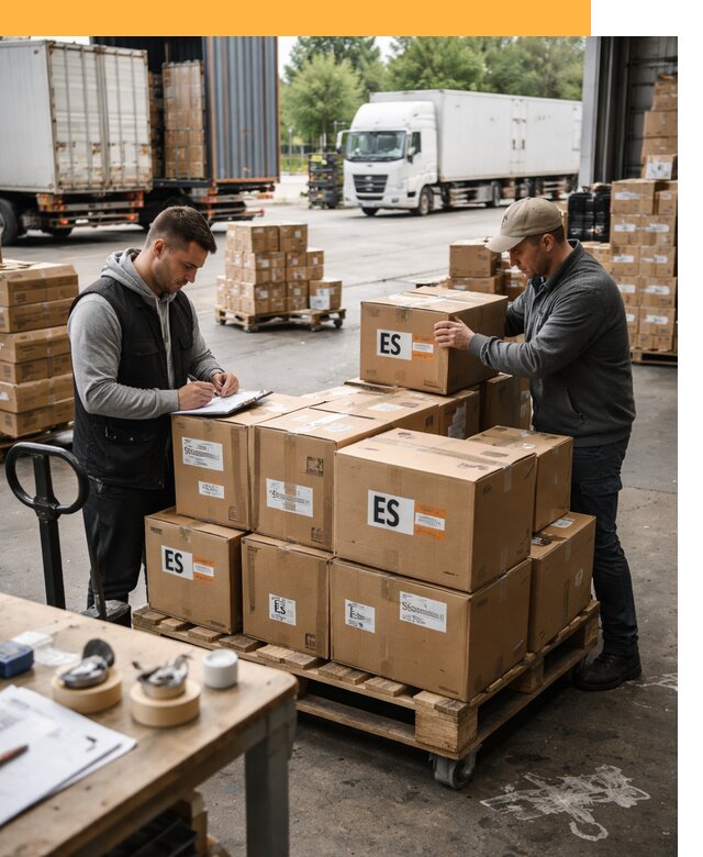 Доставка грузов в Испанию автотранспортом от 36467 руб