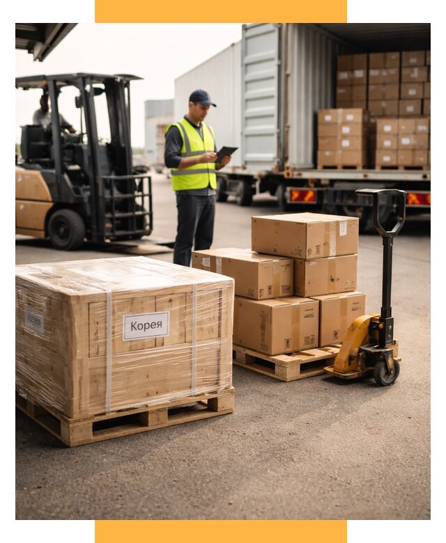 Доставка грузов в Корею из России от 36467 р. | СетСервис-Скл