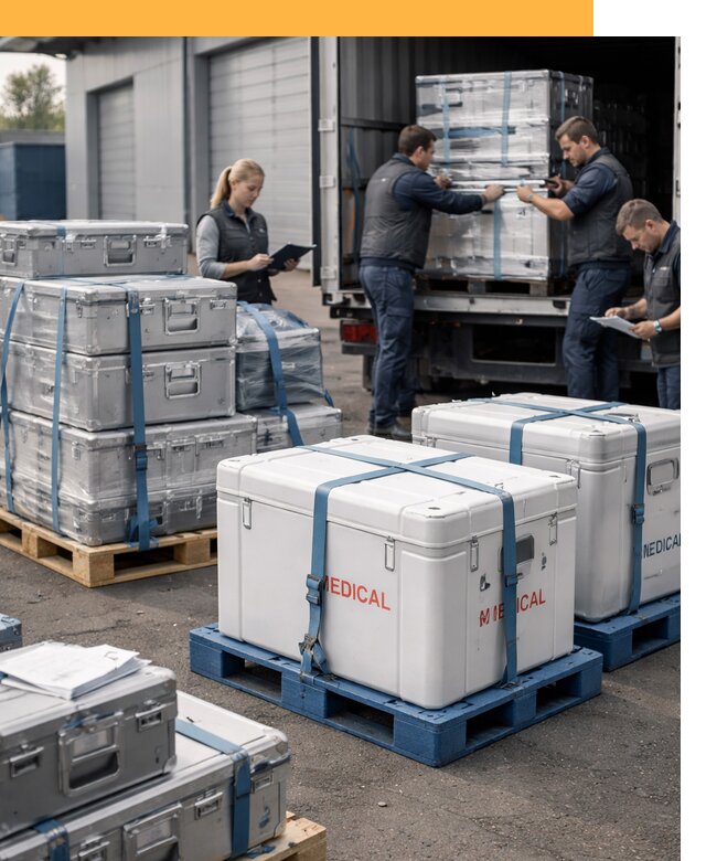 Перевозка медицинского оборудования по всему миру от 15629 руб