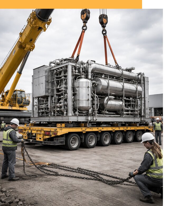 Перевозка тяжеловесных грузов по миру от 156285 руб