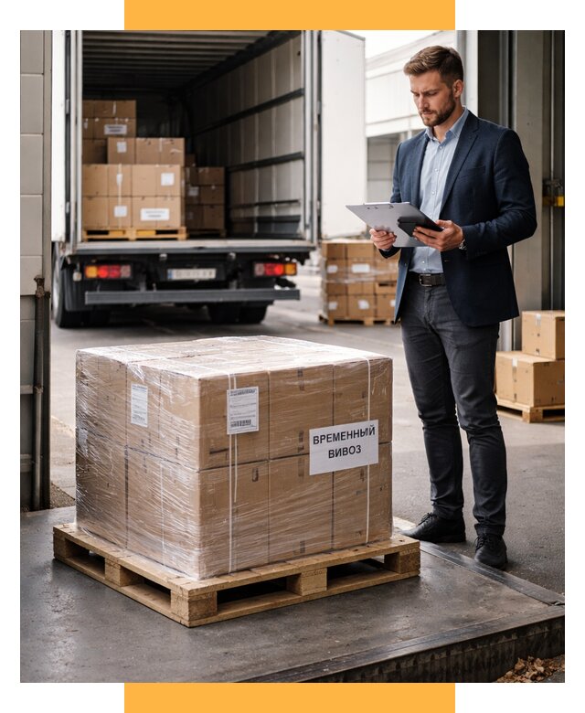 Временный вывоз товаров под ключ от 8335 р. | СетСервис-Скл