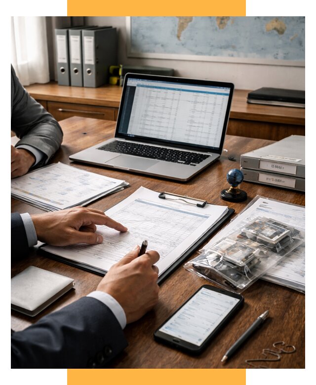 Проверка поставщика за рубежом от 8856 р. | СетСервис-Скл аудит