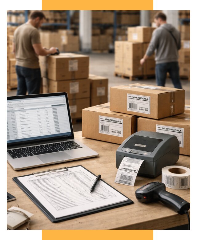 Маркировка импортных товаров от 4689 р. под ключ, СетСервис-Скл