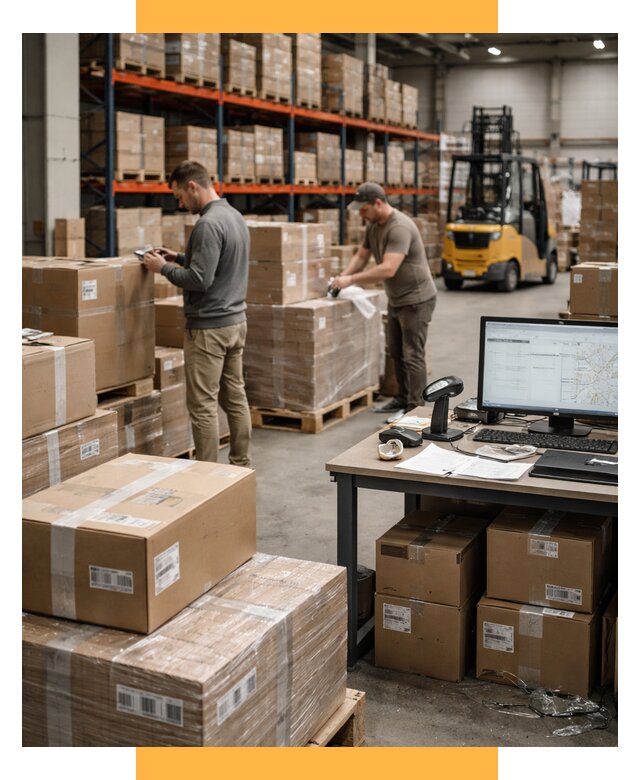 Склад консолидации в Европе от 6772 р., услуги СетСервис-Скл